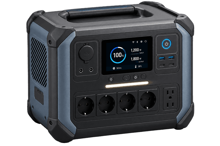 Original illustrative render representing a mid-size portable power station — not an exact photograph of the Anker SOLIX C1000 Gen 2.
