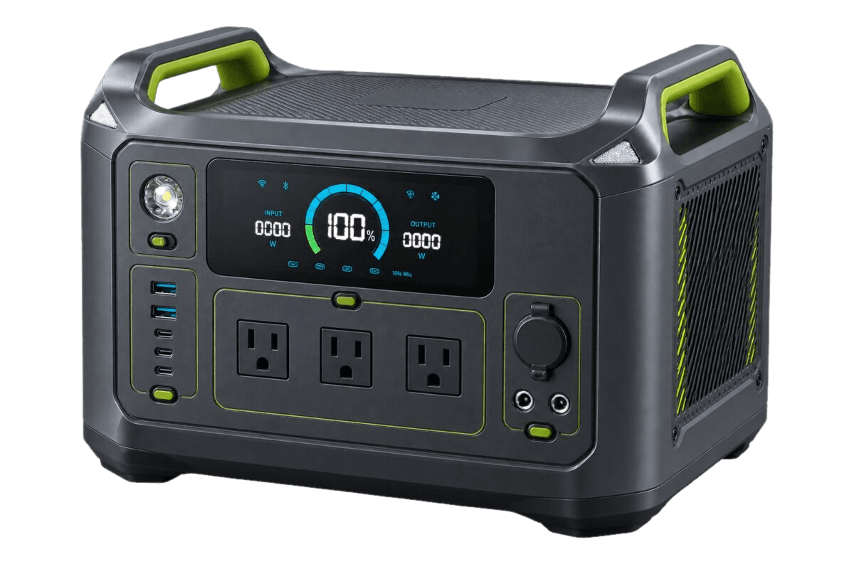 Original illustrative render representing a mid-size portable power station — not an exact photograph of the Jackery Explorer 1000 Plus.